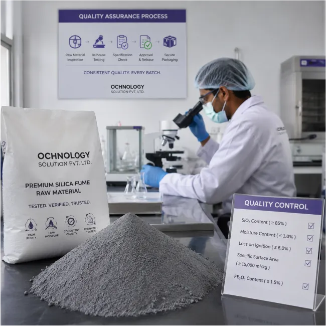 Premium Silica Fume Raw Material