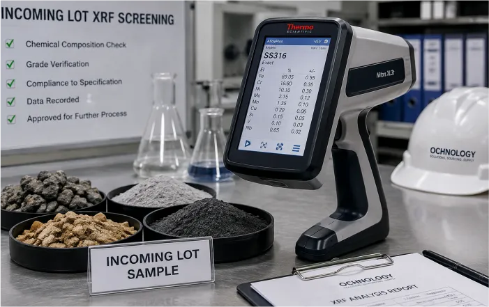 Incoming Lot XRF Screening