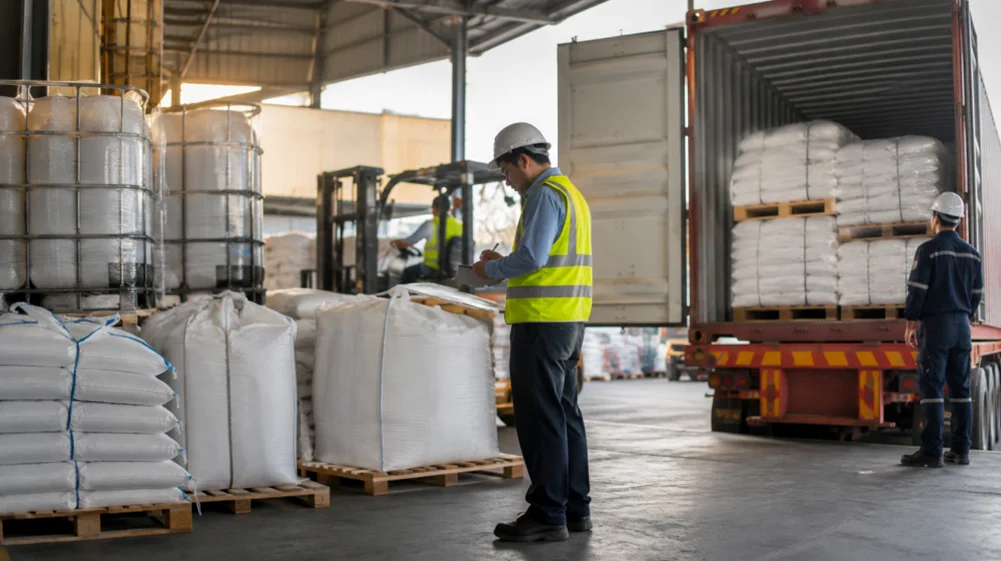 Inspector Visits Loading Facility